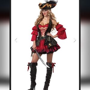California Costumes Spanish Pirate Costume Cosplay Gasparilla